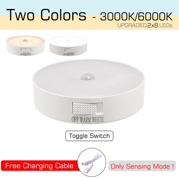 The Solutions Spot Motion Sensor Night Light — 4 Pack (Warm & Cool White)