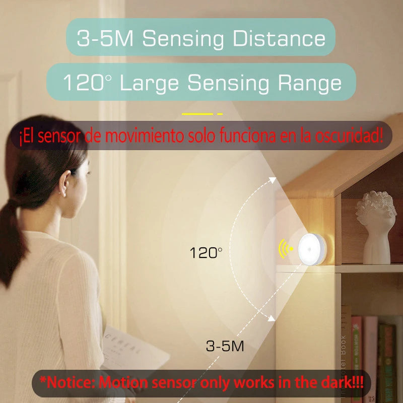 The Solutions Spot Motion Sensor Night Light — 4 Pack (Warm & Cool White)
