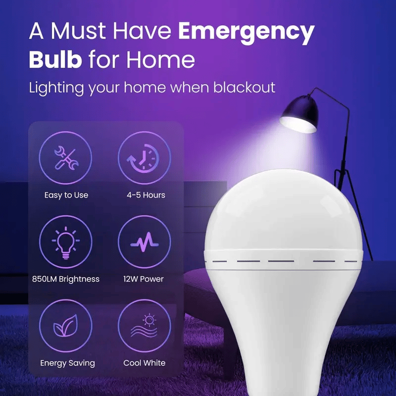 The Spot Light Rechargeable Emergency Room Bulb