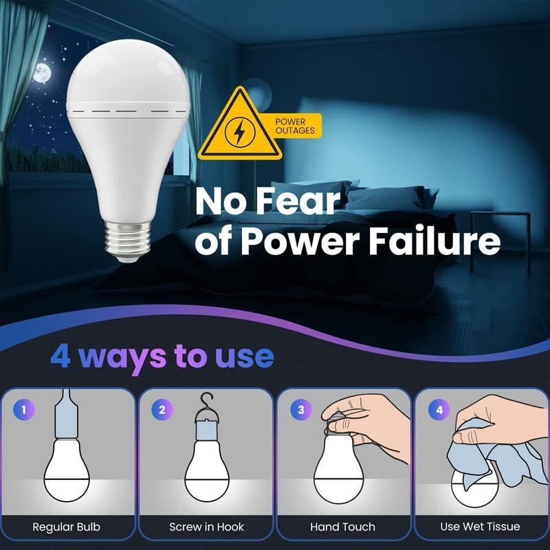 The Spot Light Rechargeable Emergency Room Bulb